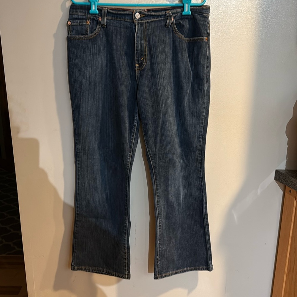 Levi's 550 14P relaxed boot cut denim jeans EUC